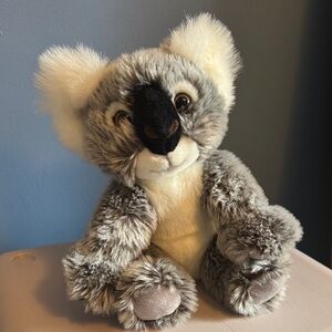 Gray and White Stuffed Koala Toy